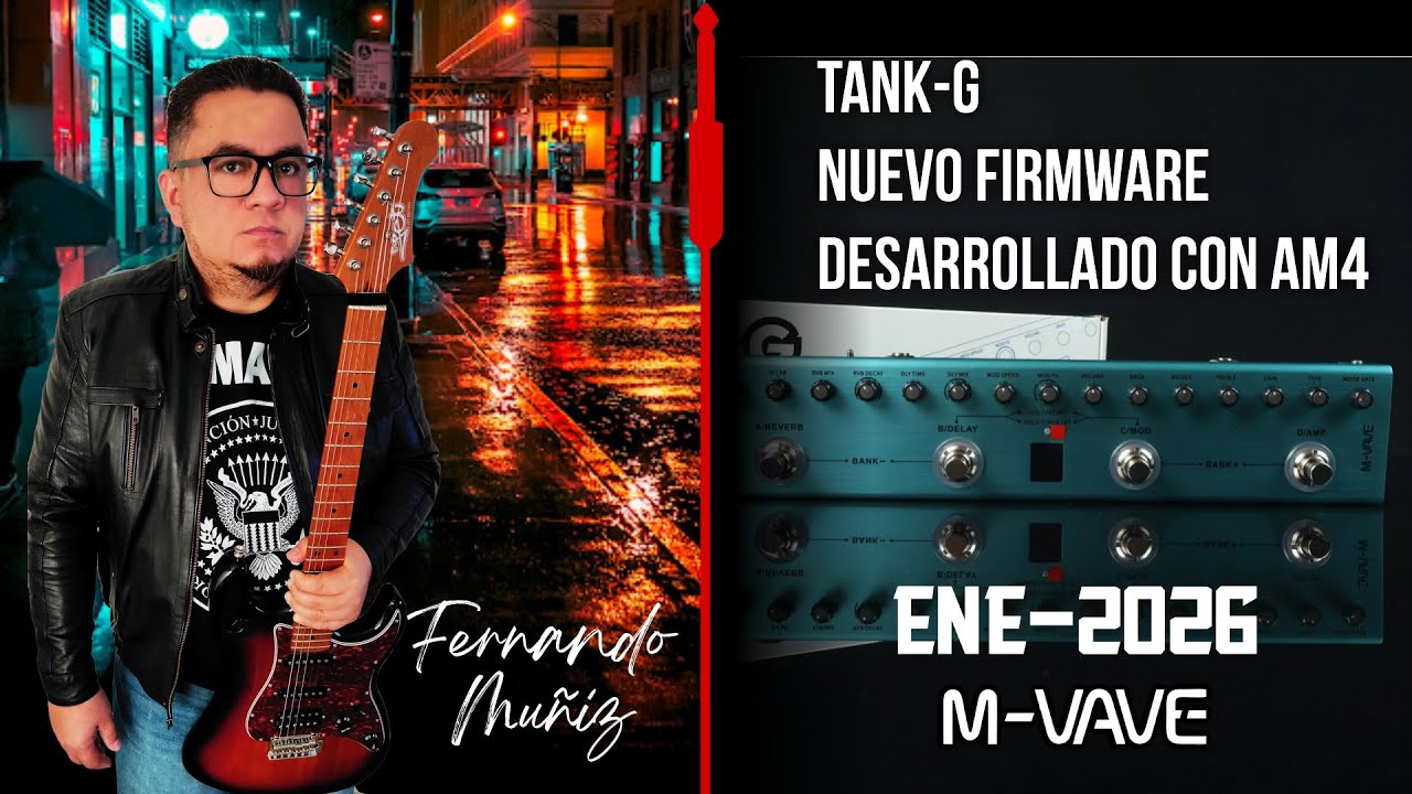 Tank-G Nuevo firmware desarrollado con AM4 (Enero 2026)