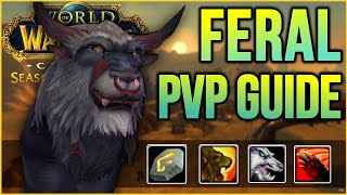 Feral Druid COMPLETE PvP Guide 🏅| Phase 2 - Season of Discovery ( Rotation, Runes, Gear, Talents)