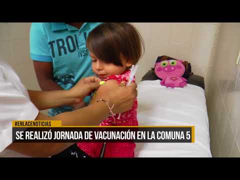 Se realizó jornada de vacunación en la comuna 5