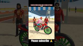 Franklin Ne Modify Splendor Bike Ko Station Par Chalaya 💥 Indian Treft Auto Simulator 🎮 #shorts #gta