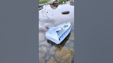 How To Make A Simple Amazing Rc Boat At Home With Thermocol | Diy Rc Boat | Rc Water Boat