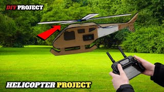 How to make mini fly helicopter at home || DIY motor project and remont control ||dcmotor helicopter