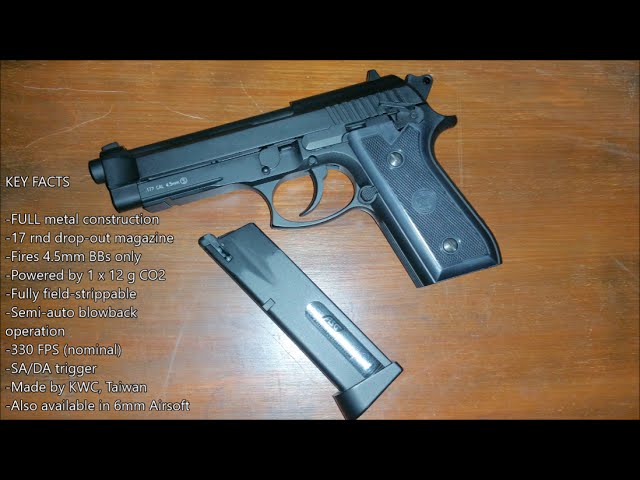 PISTOLA TAURUS PT92 CO2 - Airsoft Itaca Madrid