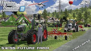 Harvesting GRASS fields with FENDTs and @kedex | Future Farm | Farming Simulator 22 | Episode 2