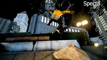 [Session] 360 Flip Blunt Slide Flip out (Custom spot)