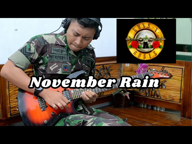 Guns N' Roses - November Rain (Guitar Cover Part Solo) class=
