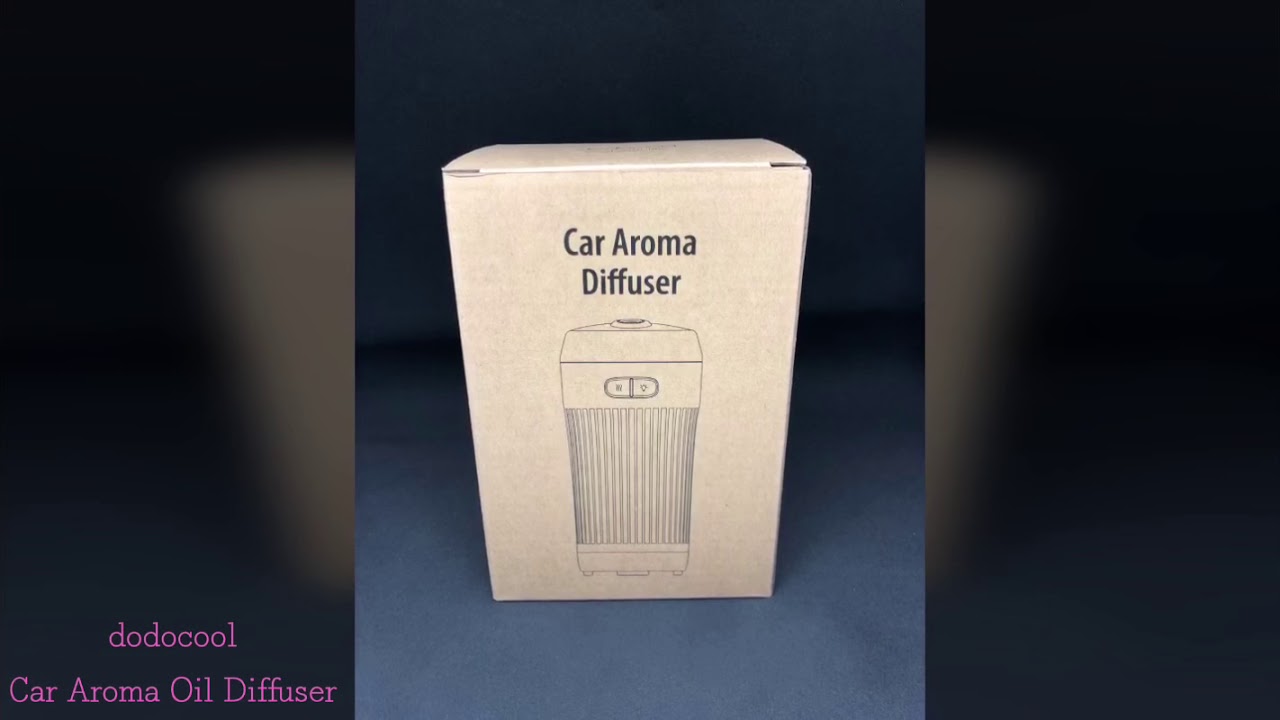 dodocool Car Aroma Oil Diffuser with LED lights -- By: Aoputek 