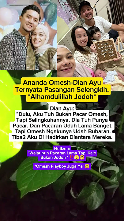 Ananda Omesh mengakui Menikah dengan selingkuhannya #artis #anandaomesh #gosip