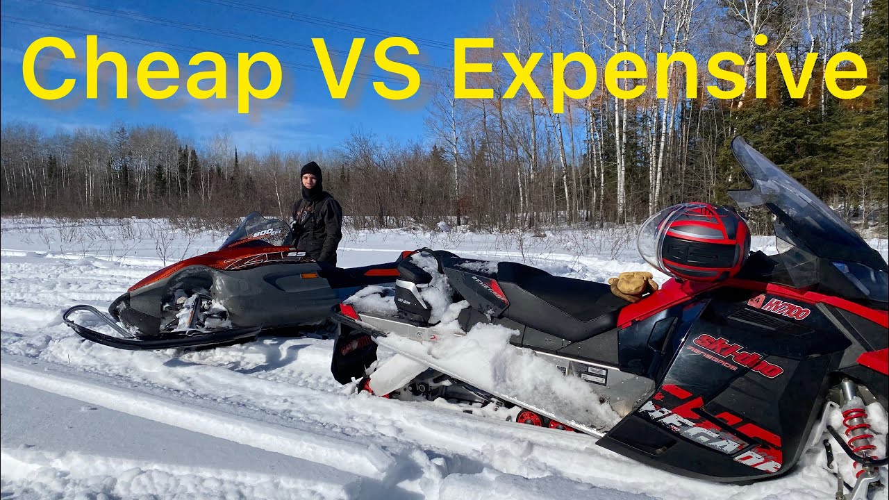 Cheap VS Expensive Snowmobiles in the Backcountry!! YouTube