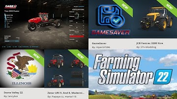 🖥️🎮New FS22 mods! Case spreader and STONE VALLEY 22!!!!