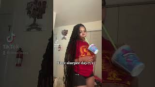 Free Slurpee Day Dancefreeslurpeeday slurpee 7eleven summertreat