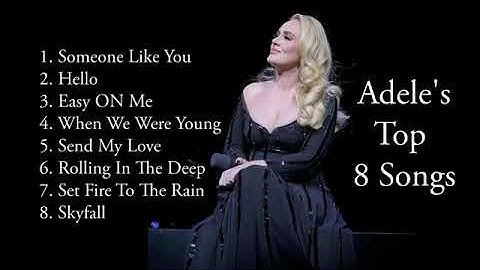 Adele 2025 Greatest Hits / Top 8 Songs