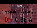 Guitar backing track in D minor (F Major). Pop soft rock style, Dire Straits  etc..