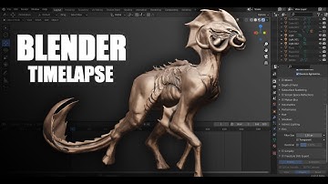 Sculpting a Mythical Creature in Blender!
