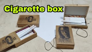 Membuat Kotak Rokok dari Kayu || Cigarette Box