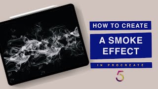 PROCREATE | How to Create a Smoke Effect | iPad Pro & Procreate App | FREE Brush screenshot 2