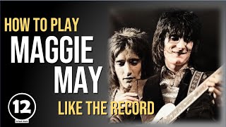 Video thumbnail of "Maggie May - Rod Stewart / Martin Quittenton | Guitar Lesson"