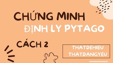Chứng minh định lý Pitago cách 2 | Series chứng minh định lý Pitago