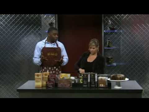 Dessert Diva Danette Randall and Rod Smith cook up Cinnamon Mocha Cake With Mocha Glaze.