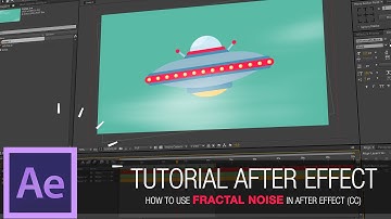 After Effects Tutorial - FRACTAL NOISE | ALIEN Spaceship | TUTORIAL