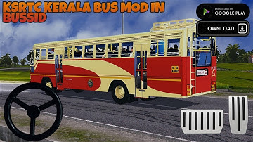 Kerala KSRTC Bus Mod In Bus Simulator Indonesia - Bussid Bus Mod - Bussid Car Mod - Bussid KSRTC Bus