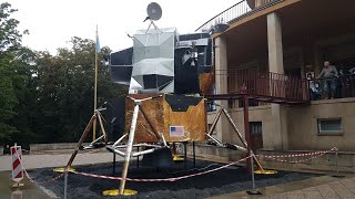 Inside an Apollo 11 Lunar Module replica