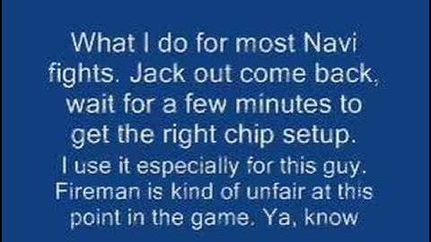 Megaman Network Transmission Part 2 Fireman