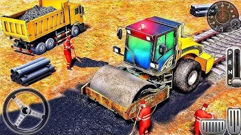 JCB Simulator: JCB Games 2024 - Railway Construction Simulator 3D - Android Gameplay