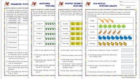 Pictograph Worksheets - Data Handling Worksheets