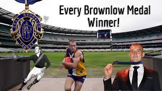 Every Brownlow Medal Winner (1924-2021)