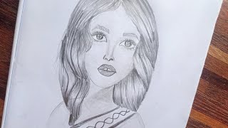 how to draw a beautiful girl ||anzish drawing &craft #drawing #girl  #beautiful #pancilsketch