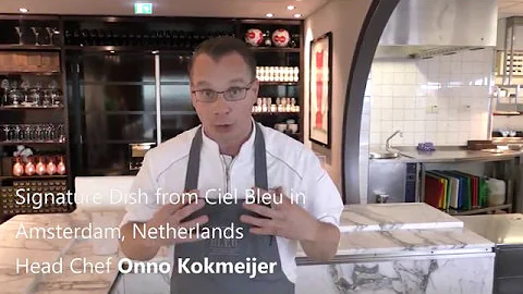 Onno Kokmeijer prepares a signature dish at Michel...