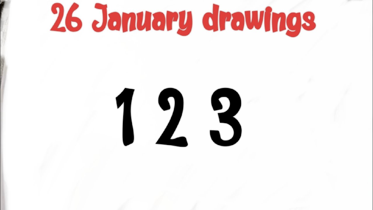 How to draw republic day drawing with 123 ||very easy||art video 
