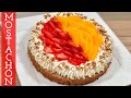 Mostachn  pastel de merengue y fruta  postres con ixchel