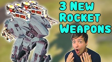 3 New Weapons INCINERATOR + SCORCHER + SCALD War Robots Test Server Gameplay WR