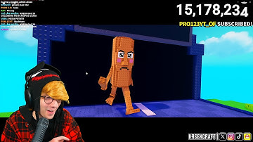 KreekCraft Reacts to Tung Sahur Cutscene in Roblox Plants Vs Brainrots