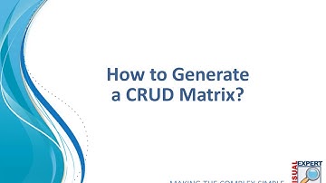 How to Generate a CRUD Matrix with Visual Expert for PowerBuilder Code