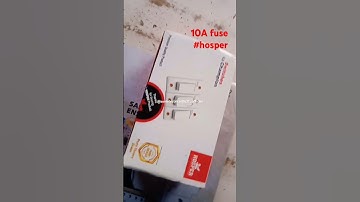 10A fuse @hosper-safestswitchinindia2269 #sonielectrical #sampatchak #hosper #trendingshorts