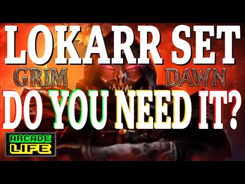 Grim Dawn - Lokarr Set compared with easily obtainable leveling gear - 2022 - v1.1.9.4