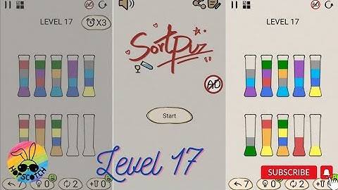 SortPuz Level 17 | Relaxing game - Water Sort Puzzle | Brain Games #braingames #waterpuzzle #sortpuz