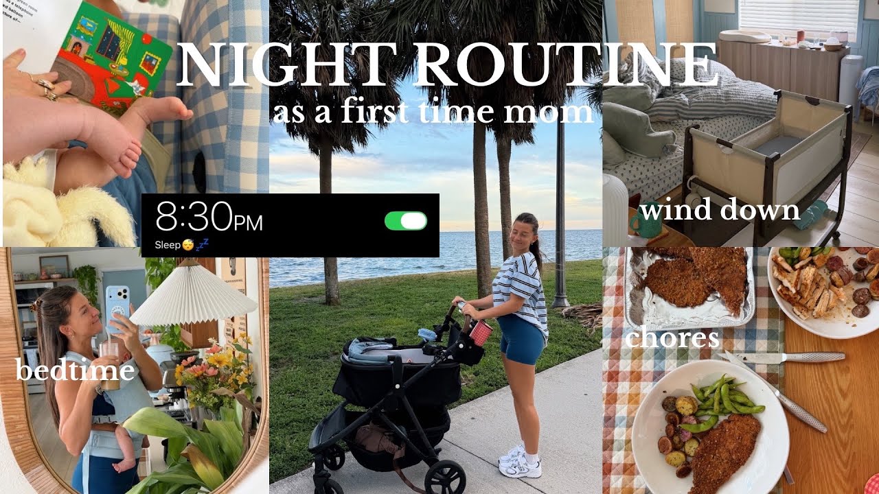 realistic night routine *as a new mom*