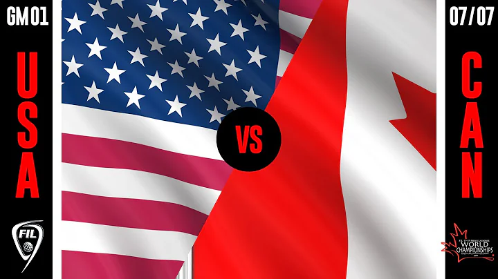 2016 FIL U19 Men's Lacrosse Championship - Day 1 (USA-CAN)