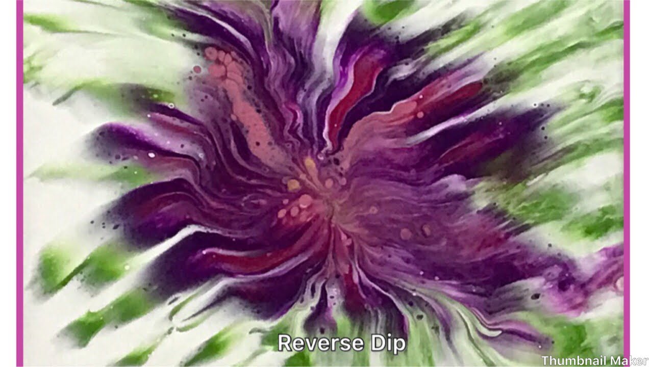 270 Two Reverse Dips Acrylic Pouring YouTube 270 Two Reverse Dips Acrylic Pouring YouTube
