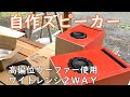 自作スピーカー　ＮＦＪ高偏位ウーファー　制作編