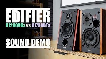 Edifier R1280DBs  vs  Edifier R1700BTs  ||  Sound Comparison