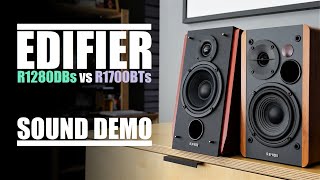 Edifier R1280DBs vs Edifier R1700BTs || Sound Comparison