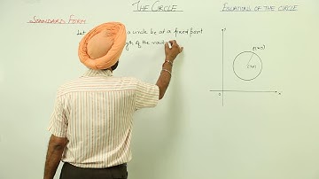 Equation of Circle in Standard Form  l CBSE CLASS 11 MATH l The Circles l L7