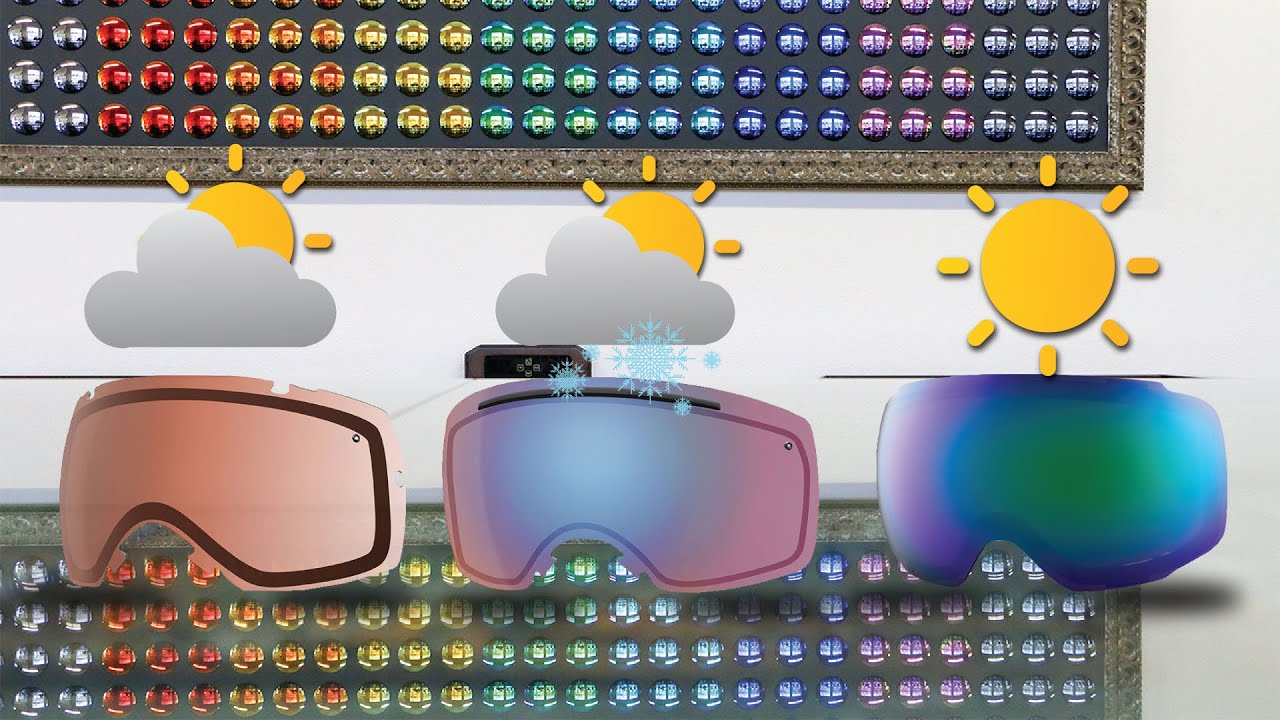 snow goggle lens color guide