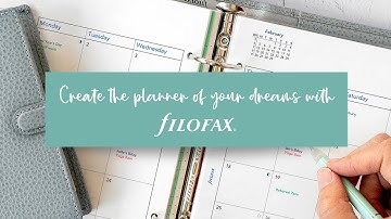 Create the planner of your dreams with Filofax