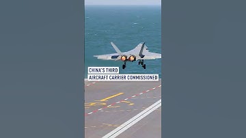 China’s third aircraft carrier commissioned